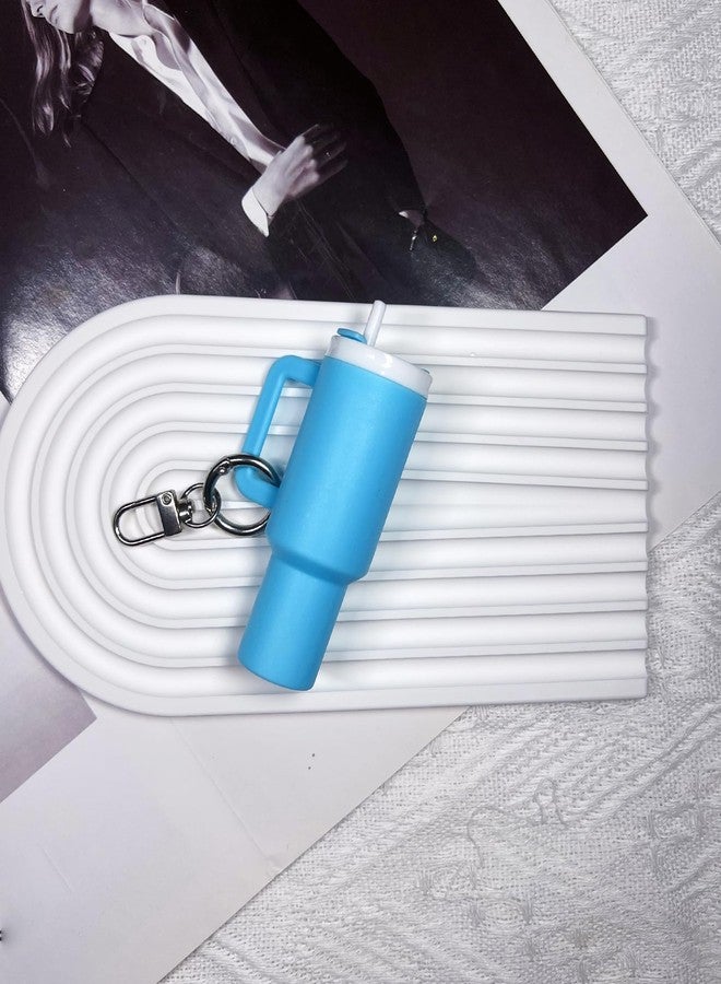 LAEKOU Mini Cup Keychain, Tumbler Keychains Chapstick Holder for School Bag Lip Balm, Cute Key Chain Accessories - Image 3
